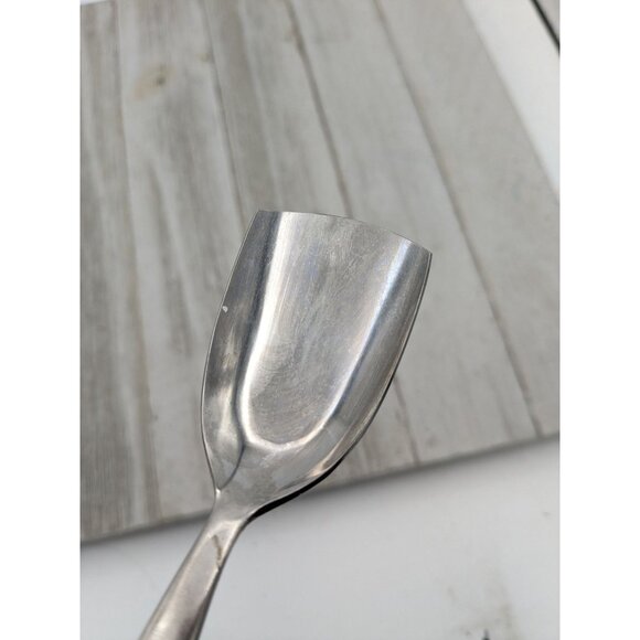 Vintage EKCO ETERNA #1 Mid Century Canoe Muffin Sugar Shovel Spoon Flatware - Picture 8 of 8